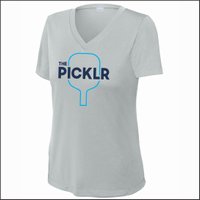 The Picklr Ladies Dri-Fit V-Neck T-shirt