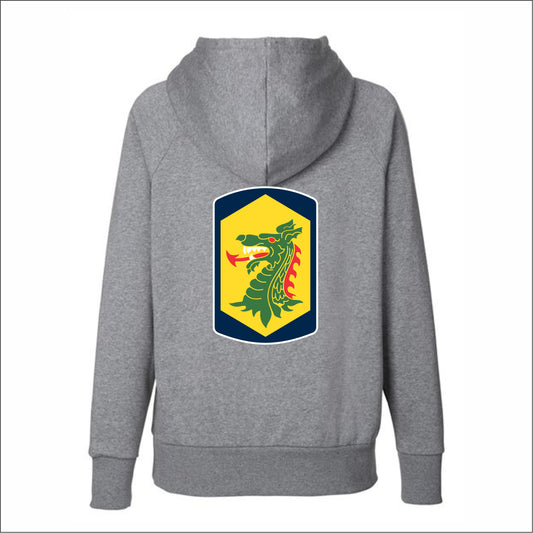 123rd Engineer Battalion Ladies Under Armour Rival Hooded Sweatshirt - Design A