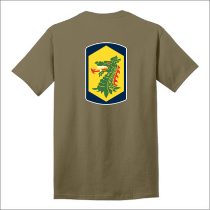 123rd Engineer Battalion Short Sleeve T-shirt - Design A