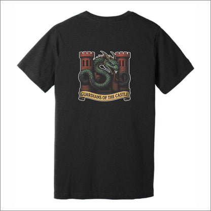 123rd Engineer Battalion Heathered Soft Jersey Short Sleeve T-shirt - Design B