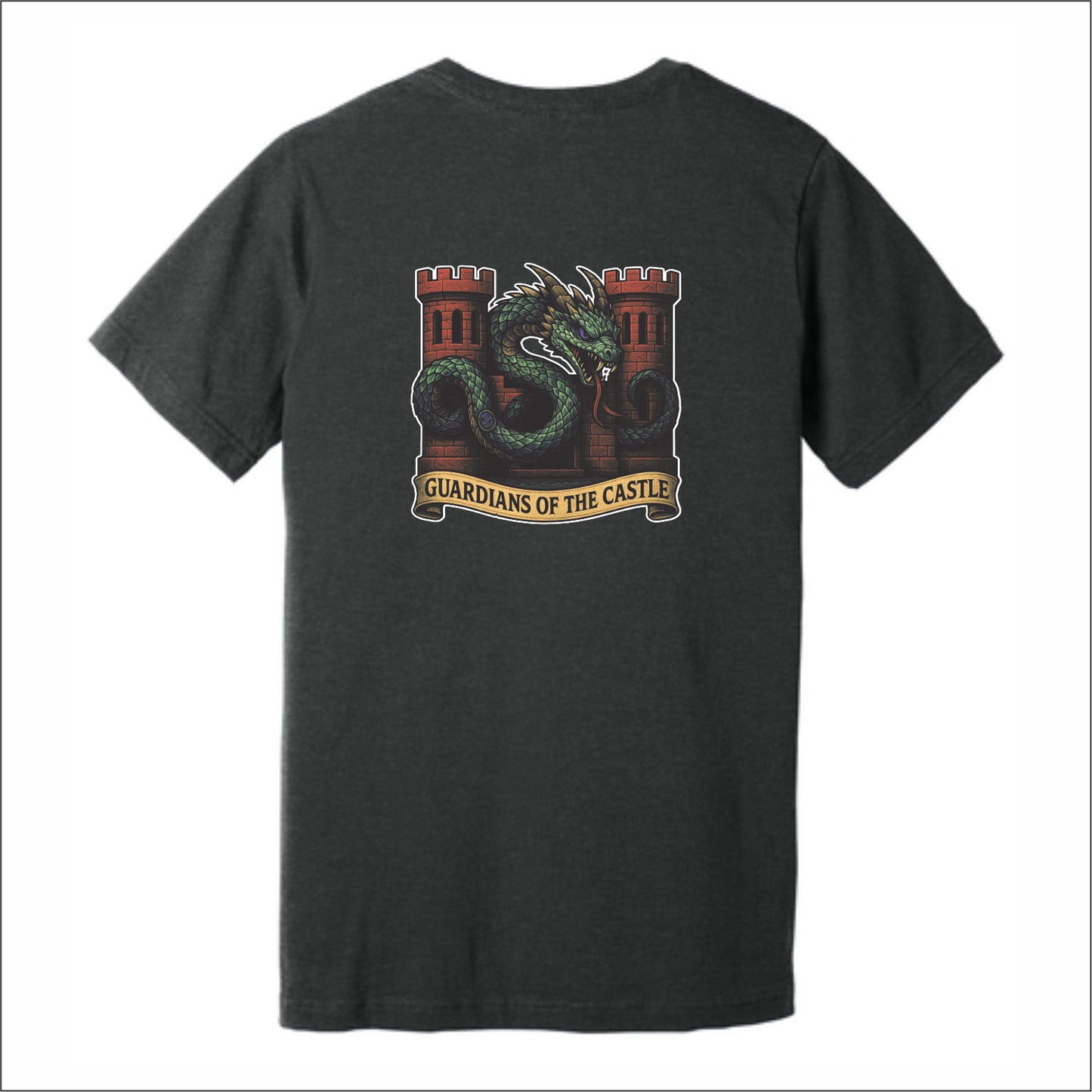123rd Engineer Battalion Heathered Soft Jersey Short Sleeve T-shirt - Design B