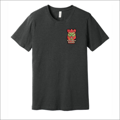 123rd Engineer Battalion Heathered Soft Jersey Short Sleeve T-shirt - Design B
