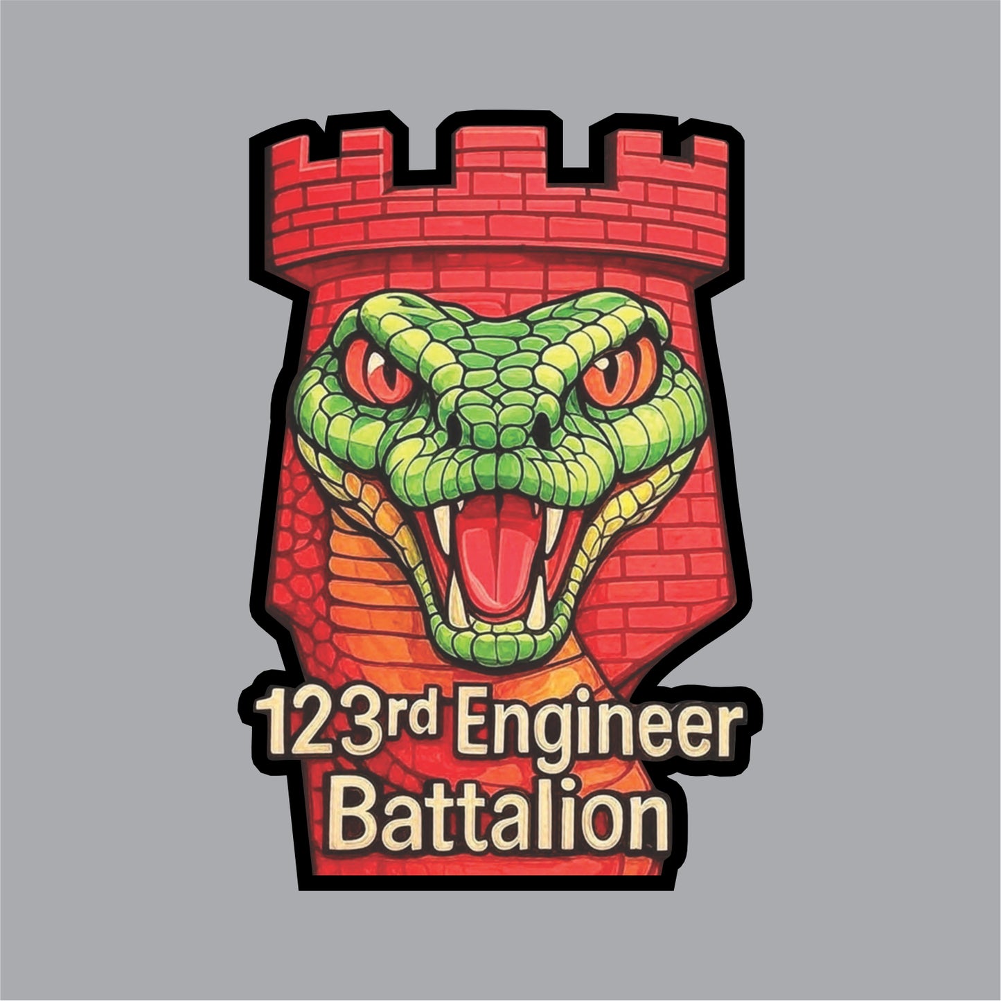 123rd Engineer Battalion Ladies Under Armour Rival Hooded Sweatshirt - Design A
