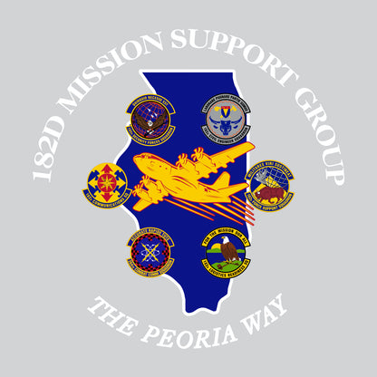 182nd Airlift Wing Hooded Sweatshirt