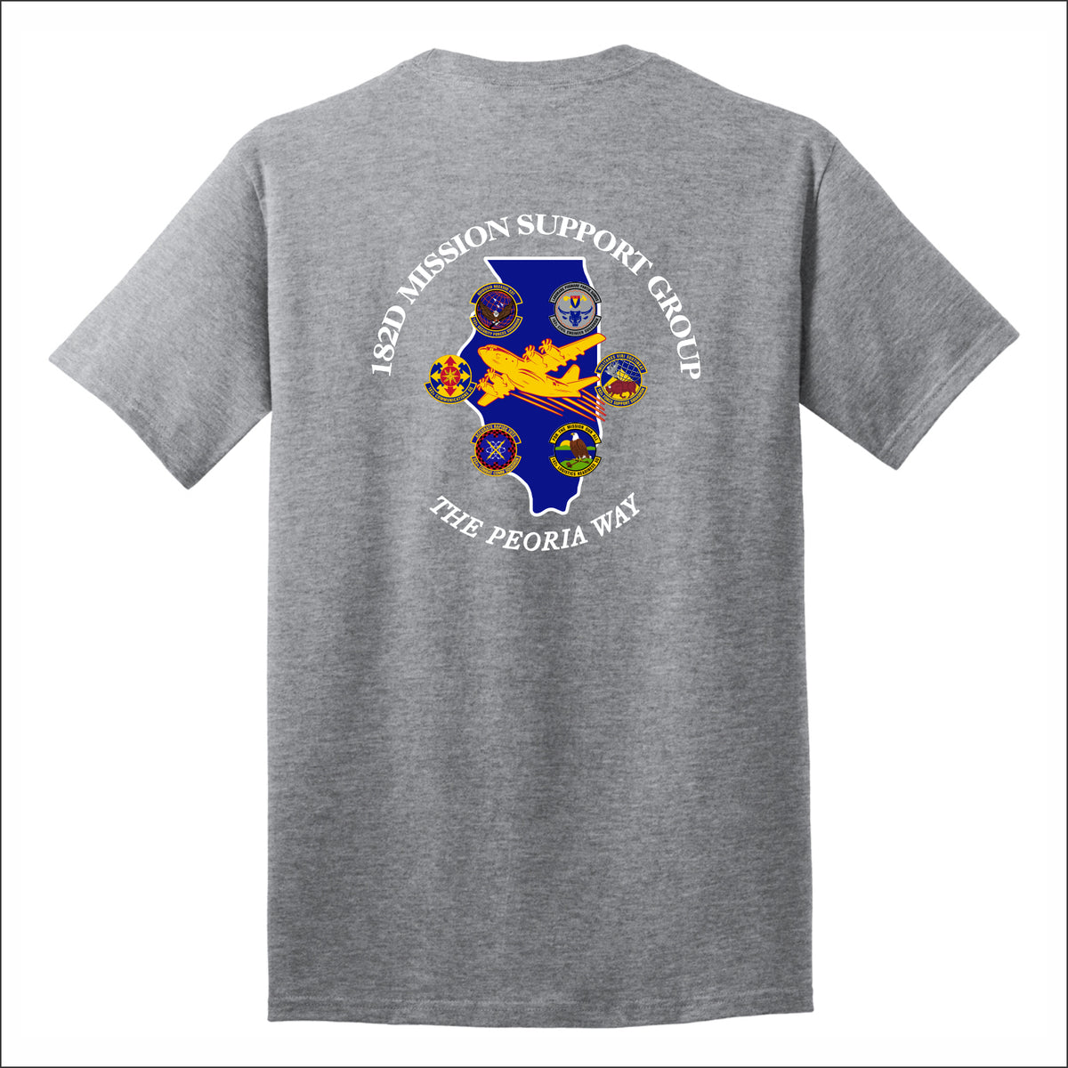 182nd Airlift Wing Short Sleeve T-shirt