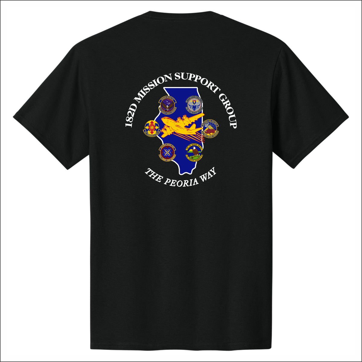 182nd Airlift Wing Short Sleeve T-shirt