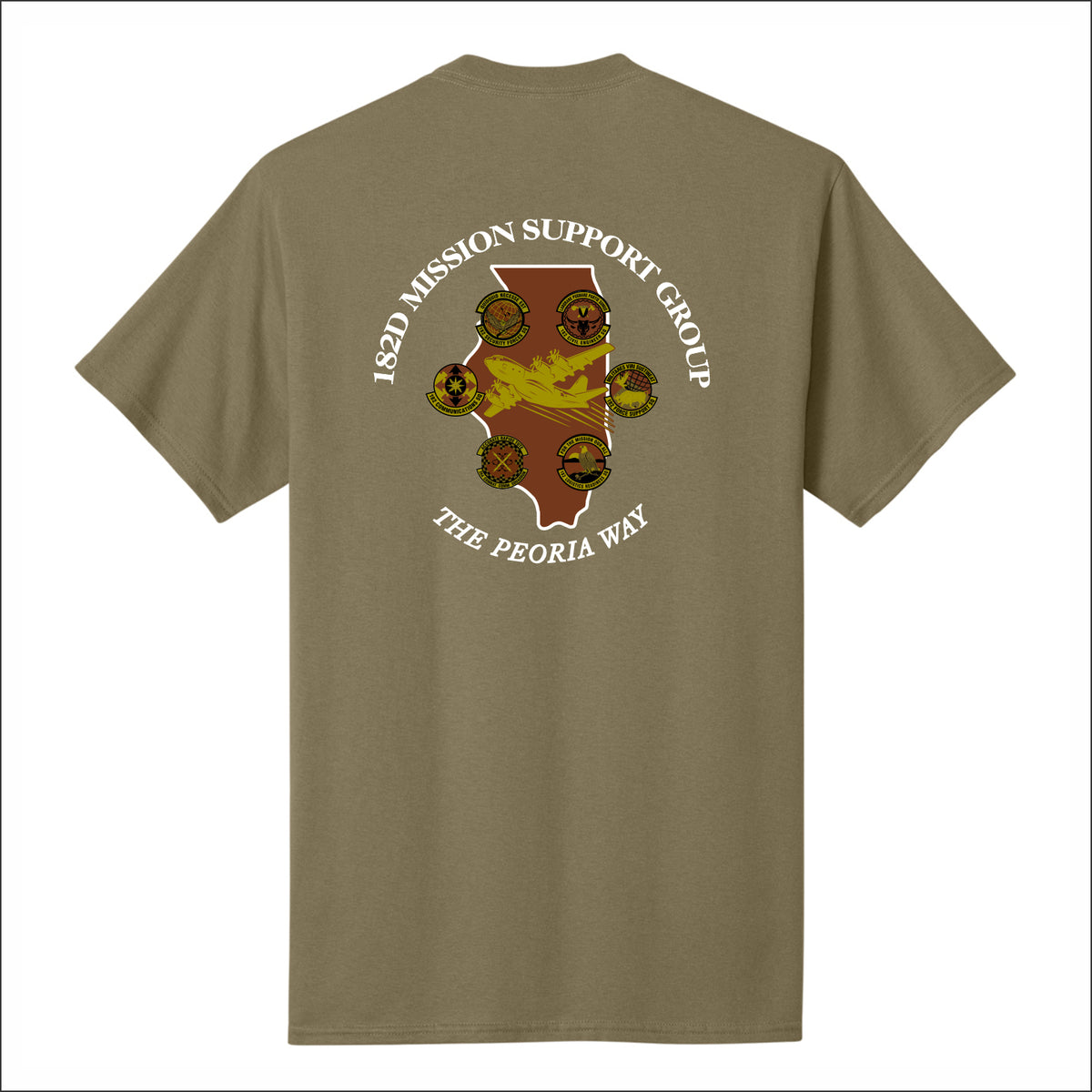 182nd Airlift Wing Short Sleeve T-shirt
