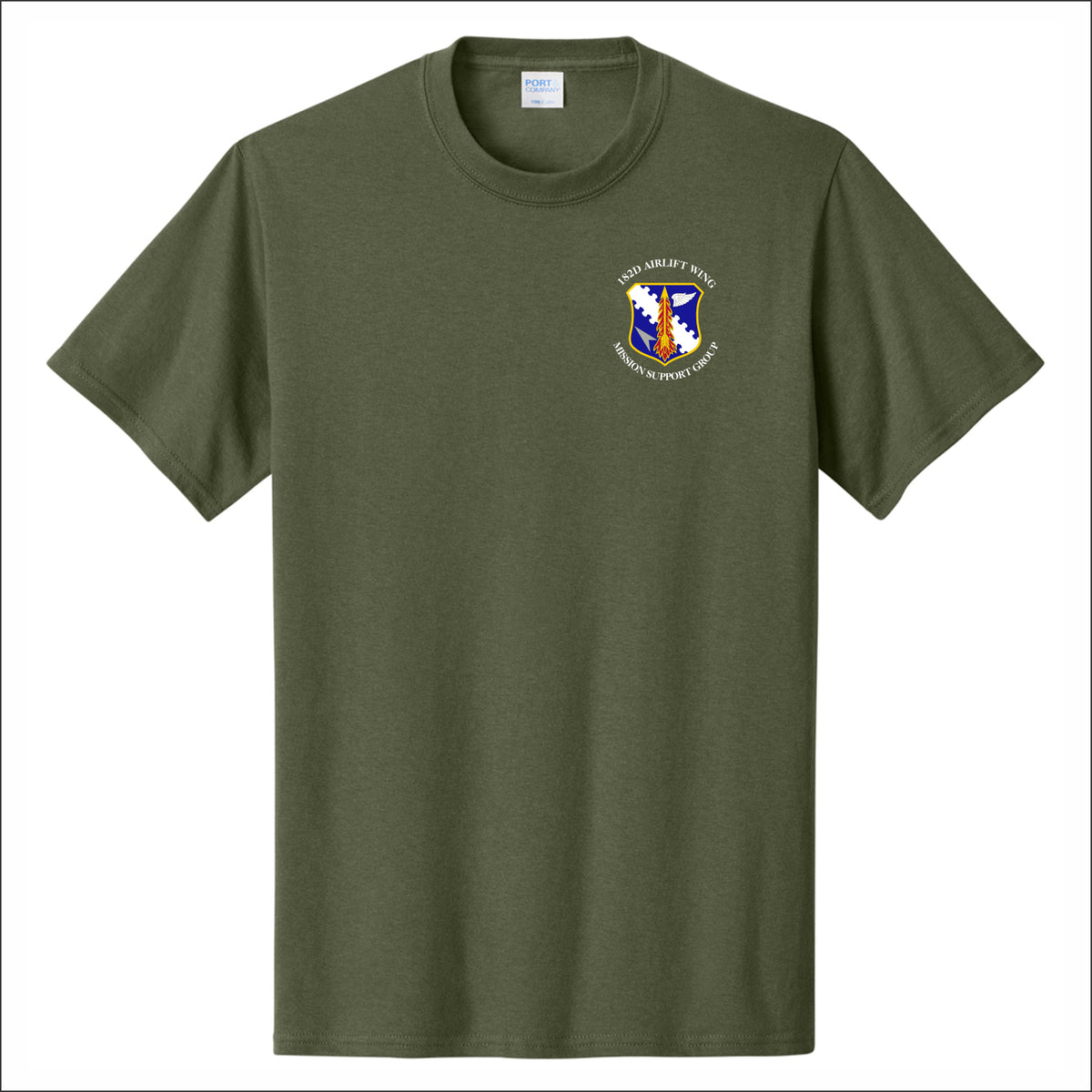 182nd Airlift Wing Short Sleeve T-shirt