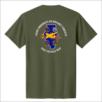 182nd Airlift Wing Short Sleeve T-shirt