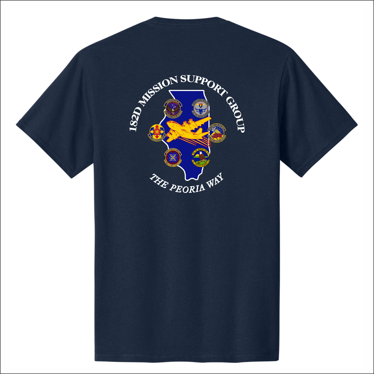 182nd Airlift Wing Short Sleeve T-shirt