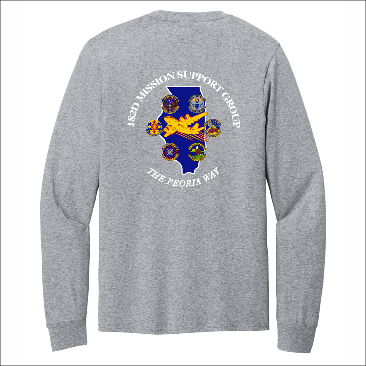 182nd Airlift Wing Long Sleeve T-shirt