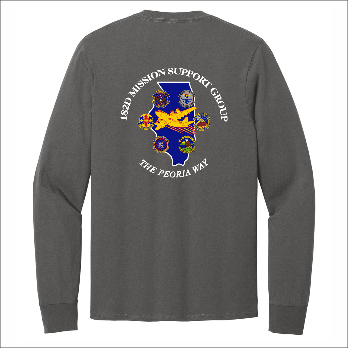 182nd Airlift Wing Long Sleeve T-shirt