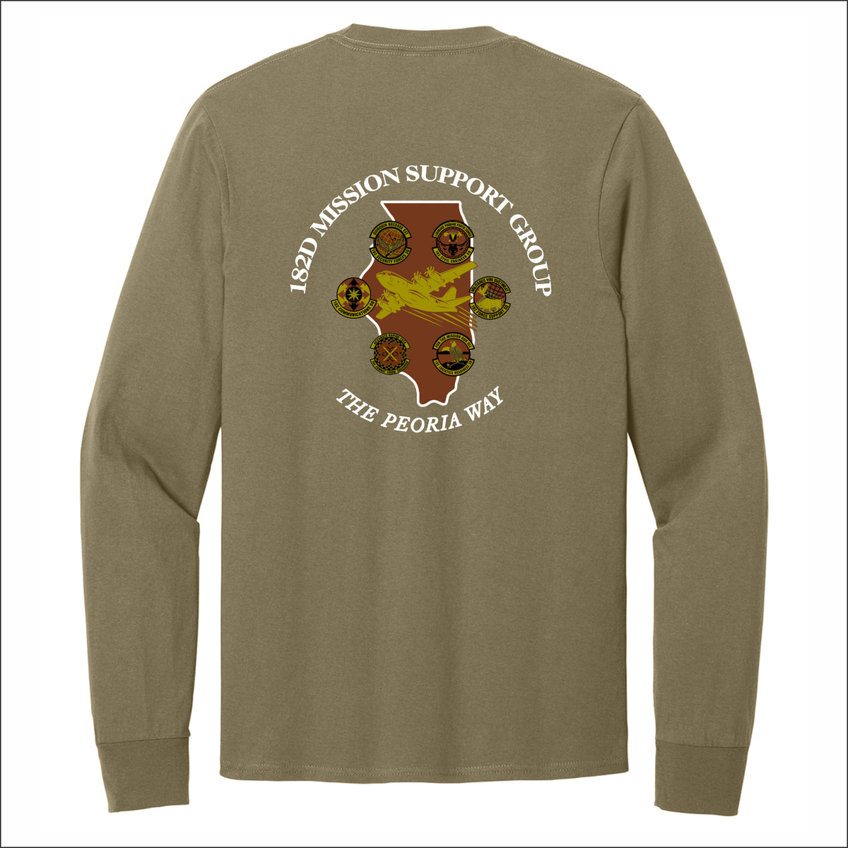 182nd Airlift Wing Long Sleeve T-shirt