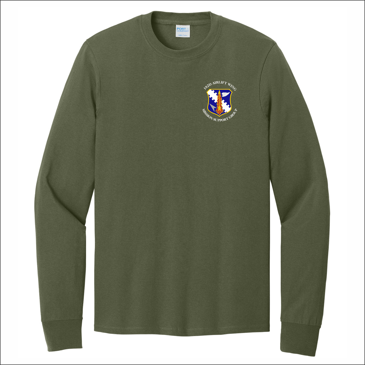 182nd Airlift Wing Long Sleeve T-shirt
