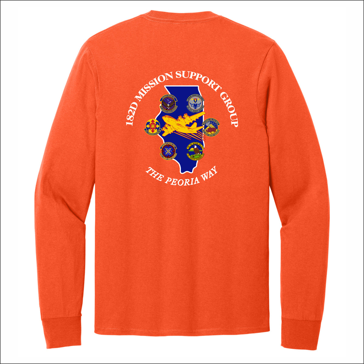 182nd Airlift Wing Long Sleeve T-shirt