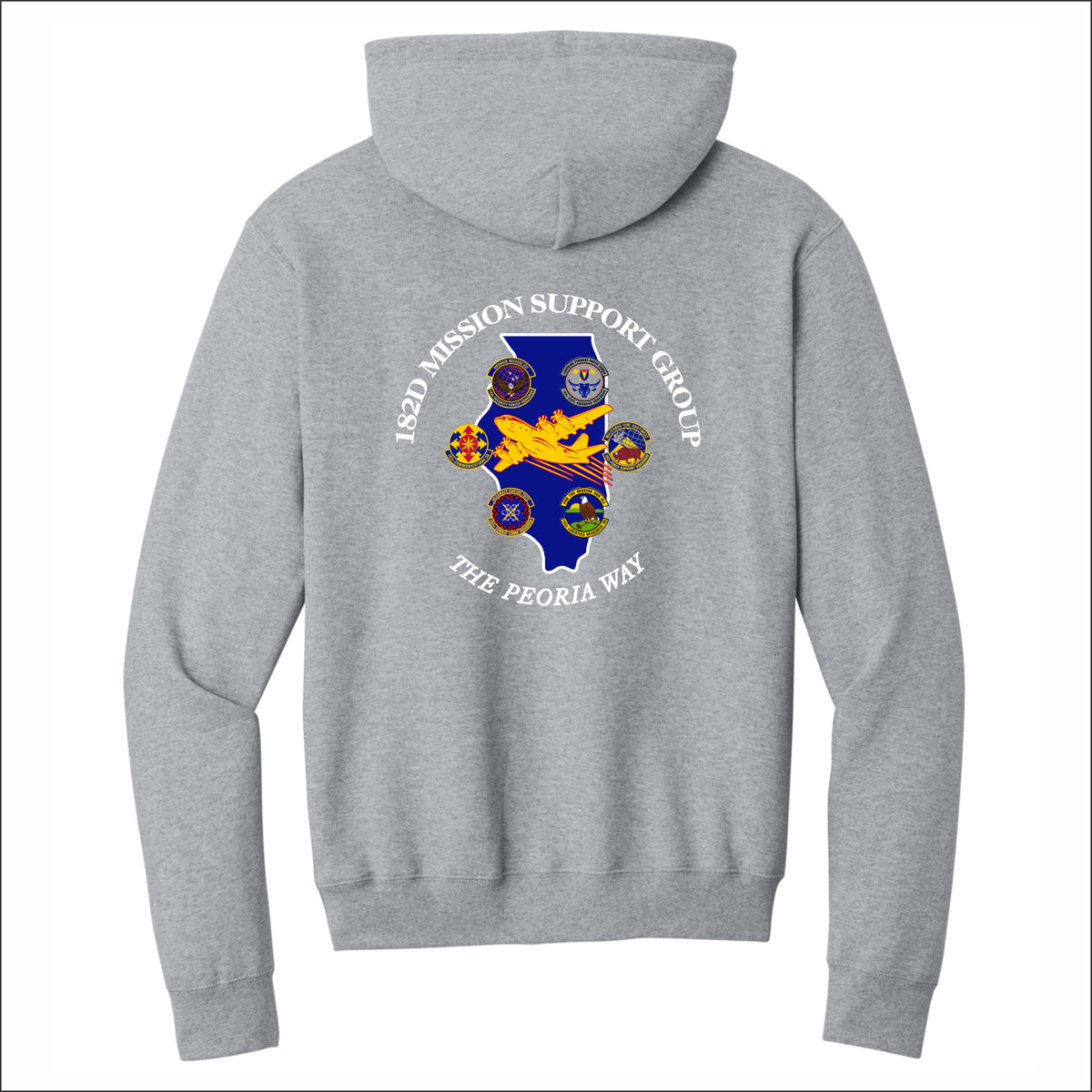182nd Airlift Wing Hooded Sweatshirt