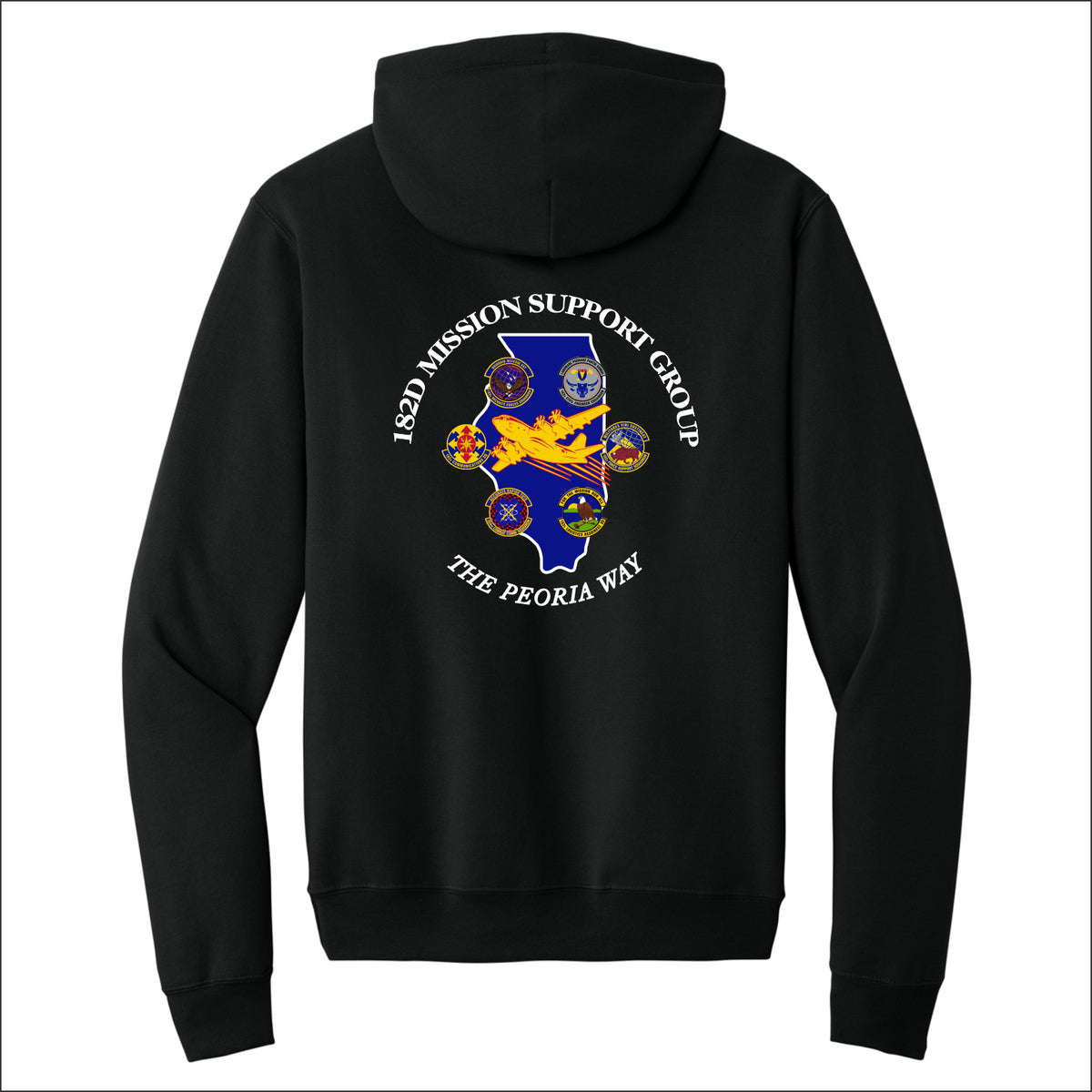 182nd Airlift Wing Hooded Sweatshirt