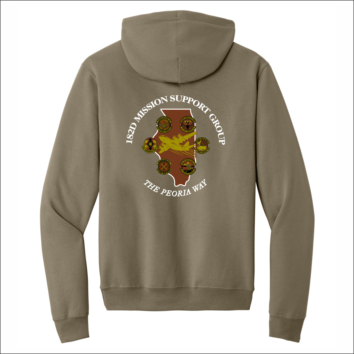 182nd Airlift Wing Hooded Sweatshirt