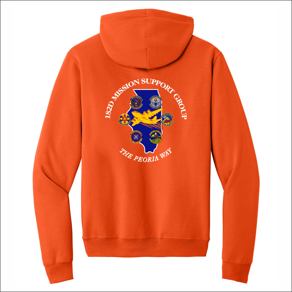 182nd Airlift Wing Hooded Sweatshirt