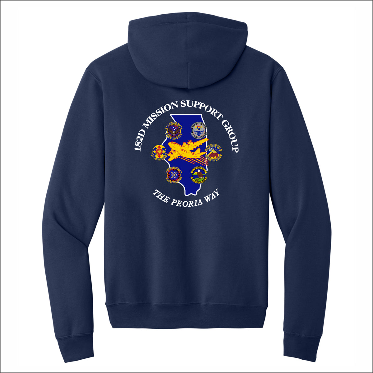 182nd Airlift Wing Hooded Sweatshirt