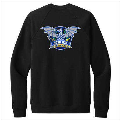 3DSB H2F Sponge Fleece Raglan Crewneck Sweatshirt