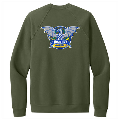 3DSB H2F Sponge Fleece Raglan Crewneck Sweatshirt
