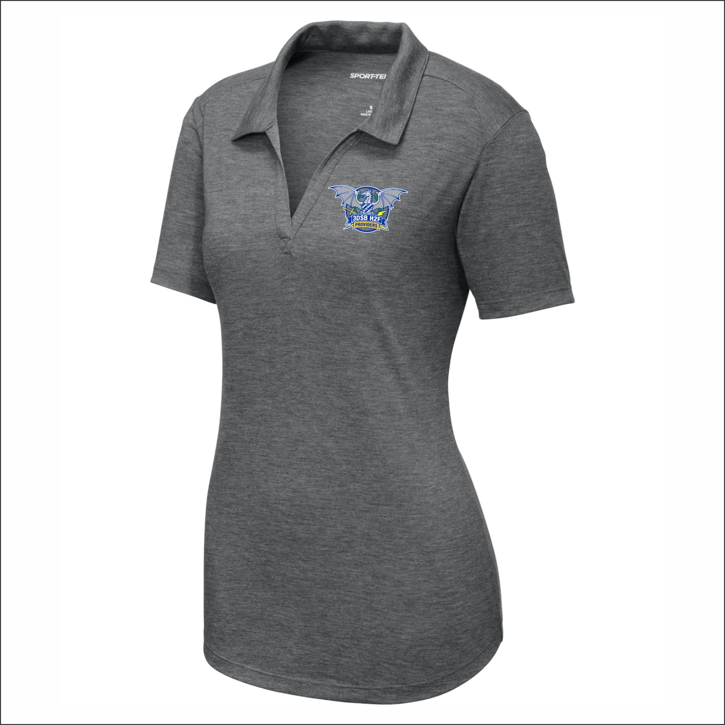 3DSB H2F Ladies Tri-Blend Wicking Polo Shirt
