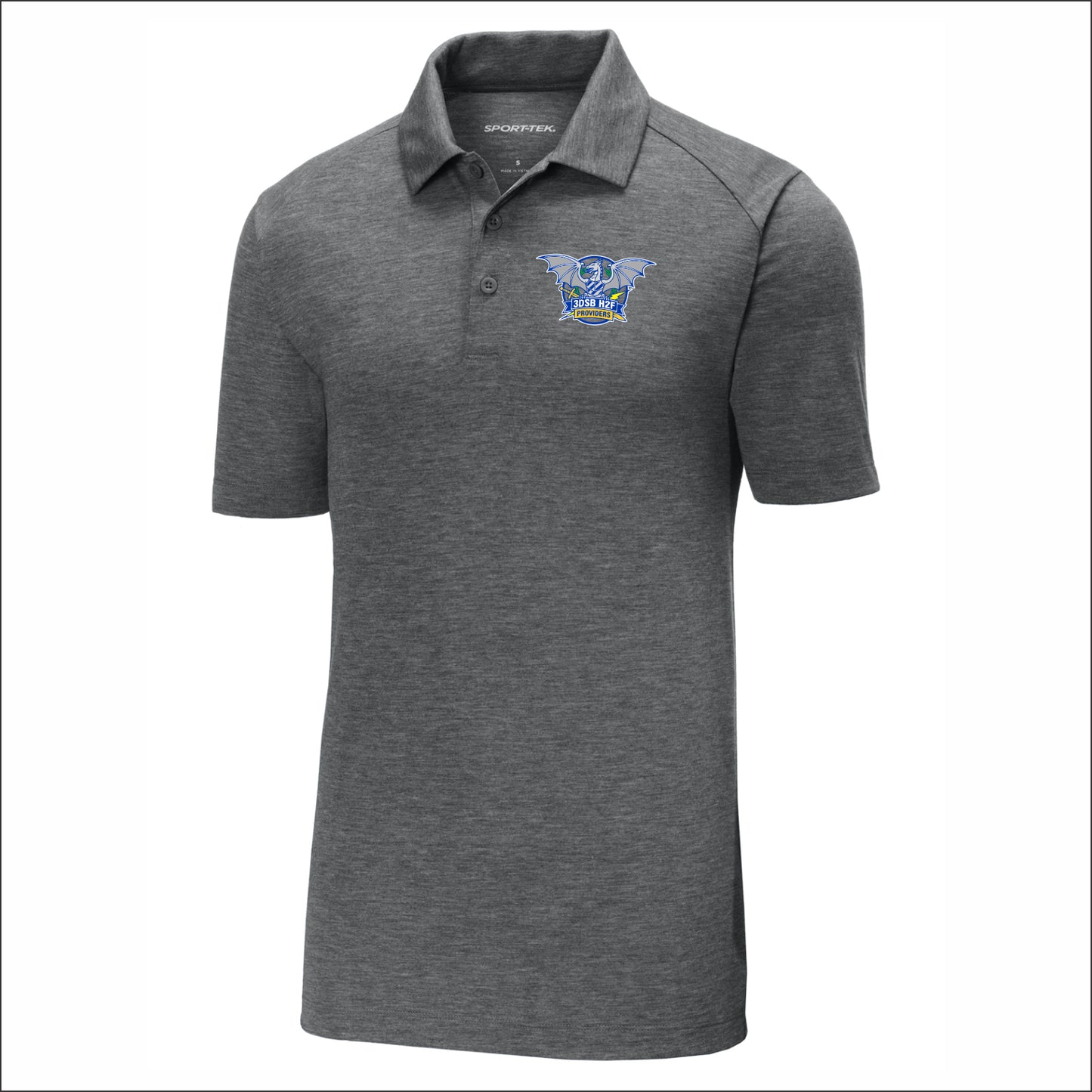 3DSB H2F Tri-Blend Wicking Polo Shirt