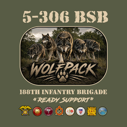 5-306th BSB Crewneck Sweatshirt