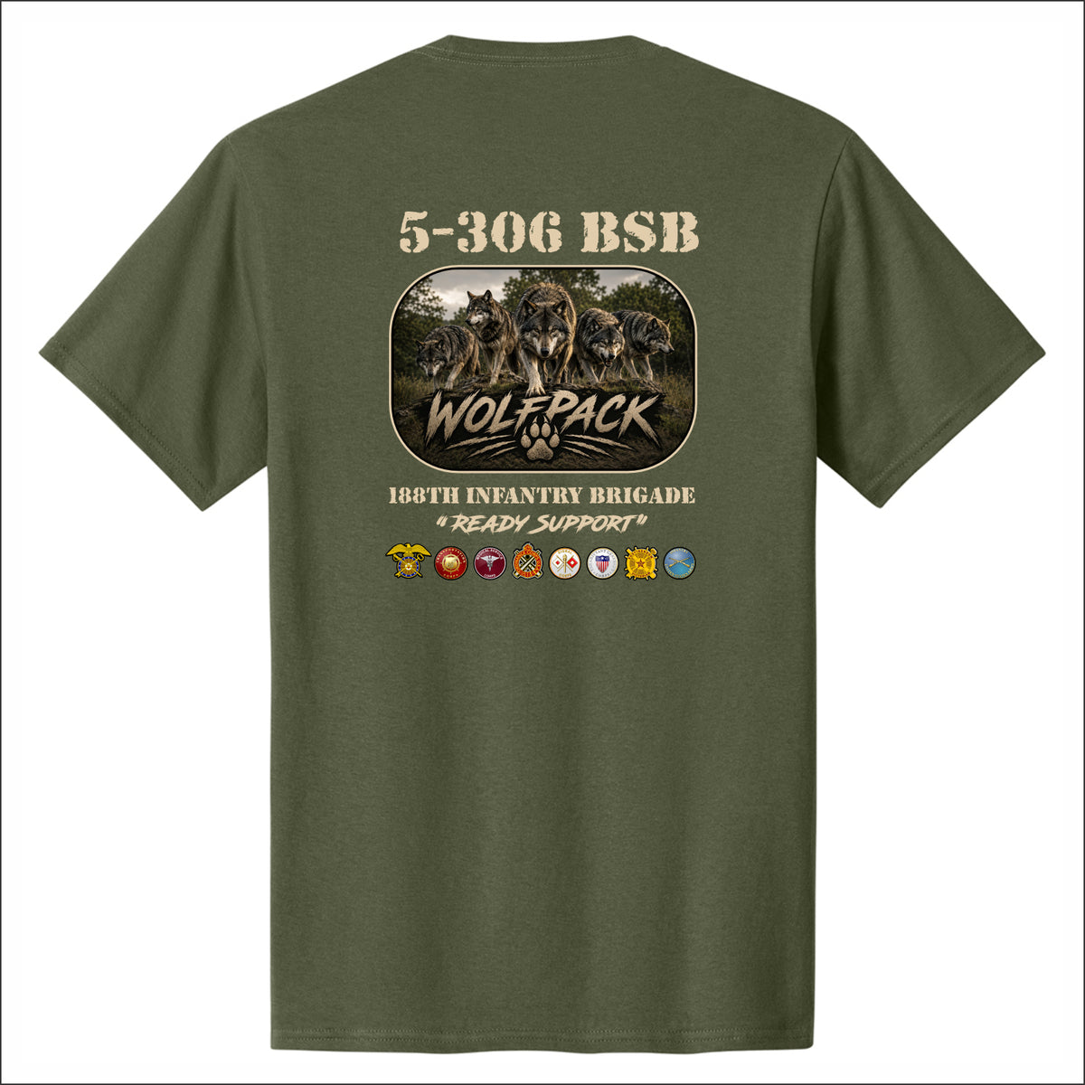 5-306th BSB Short Sleeve T-shirt