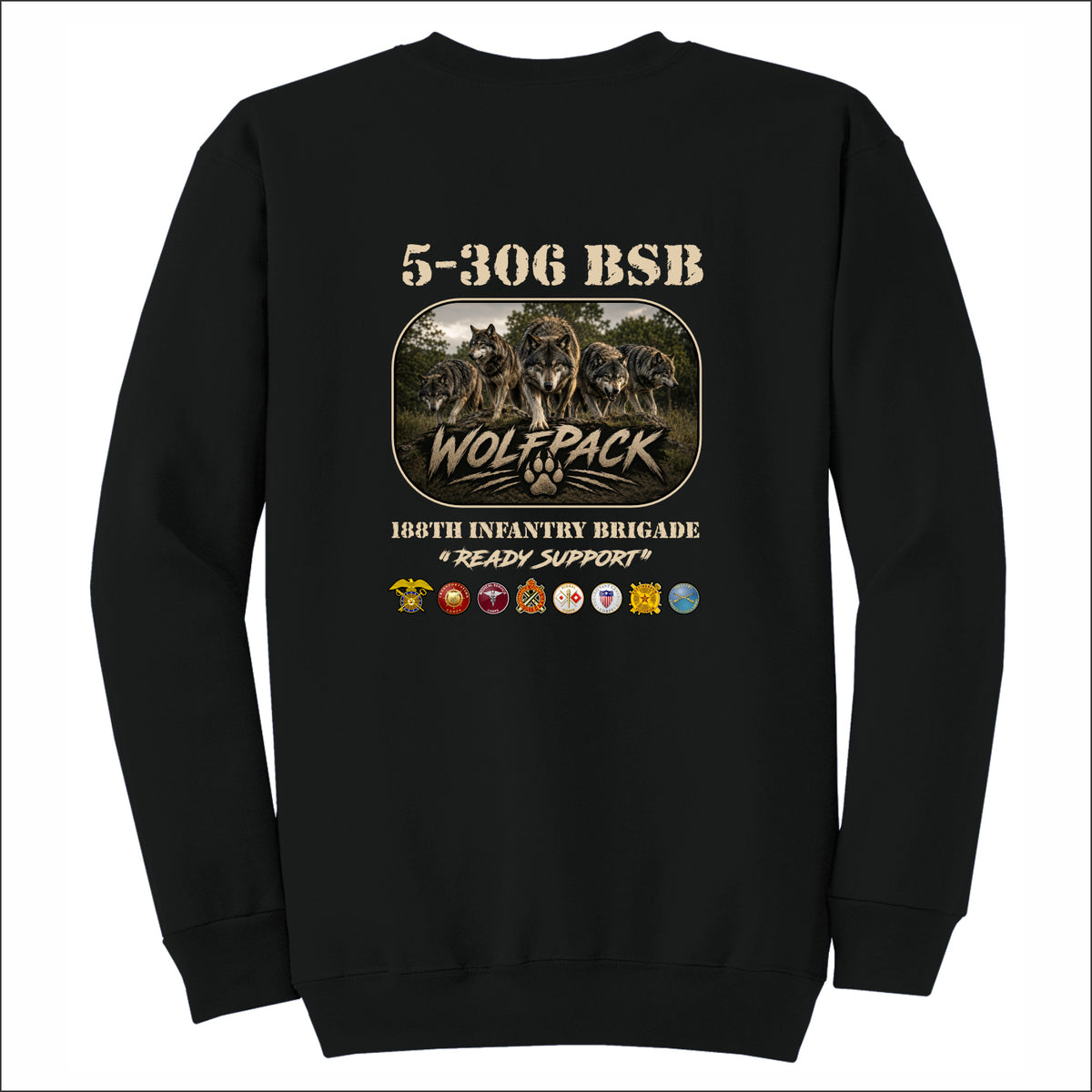5-306th BSB Crewneck Sweatshirt
