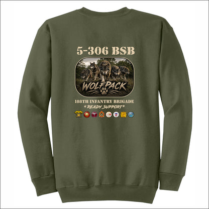 5-306th BSB Crewneck Sweatshirt