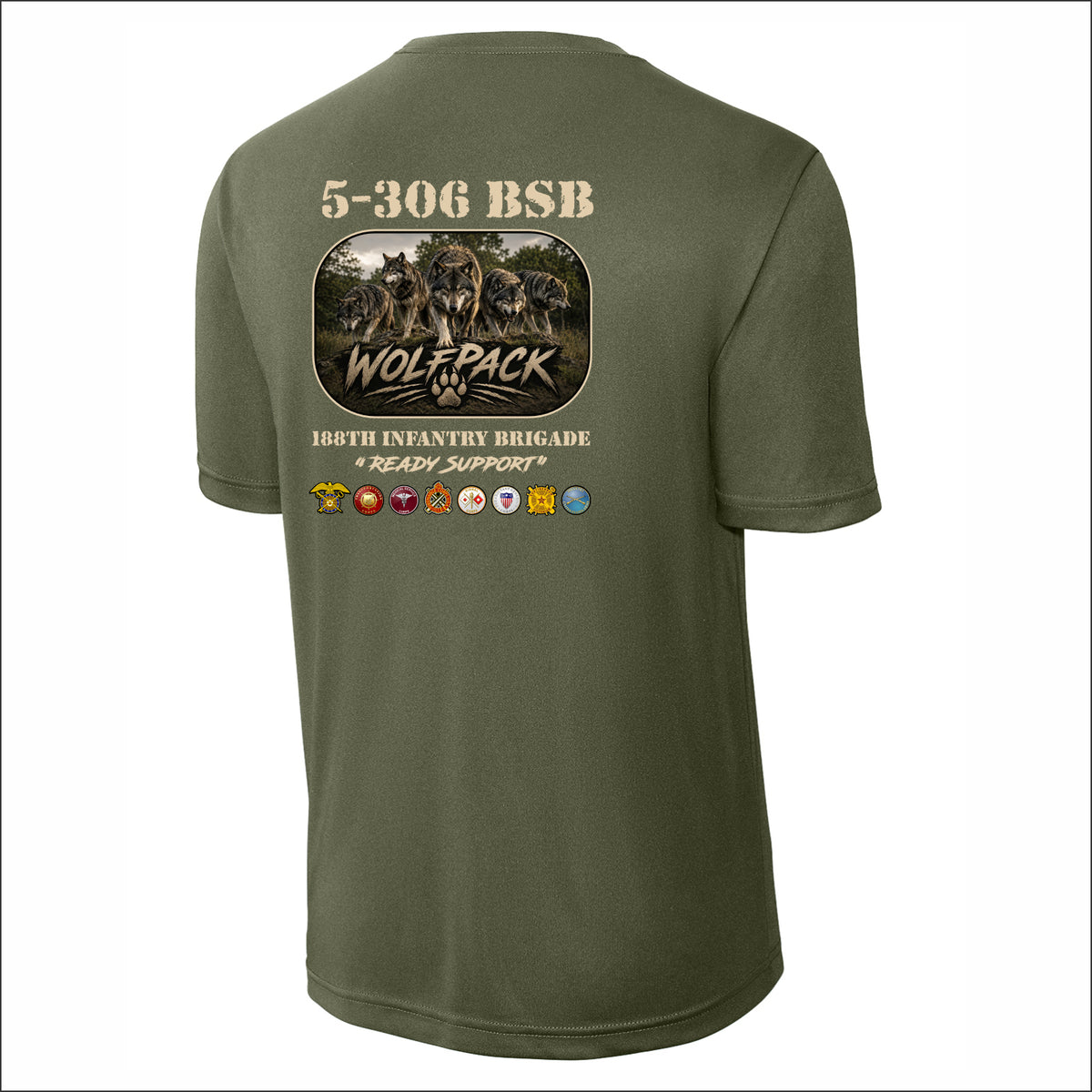 5-306th BSB Performance T-shirt