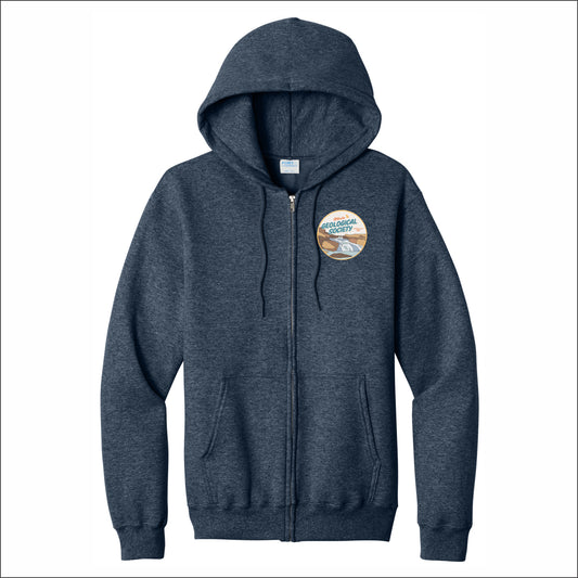 Atlanta Geological Society Full-Zip Hooded Sweatshirt