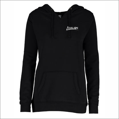 Avalon Ladies V-Notch Hooded Sweatshirt