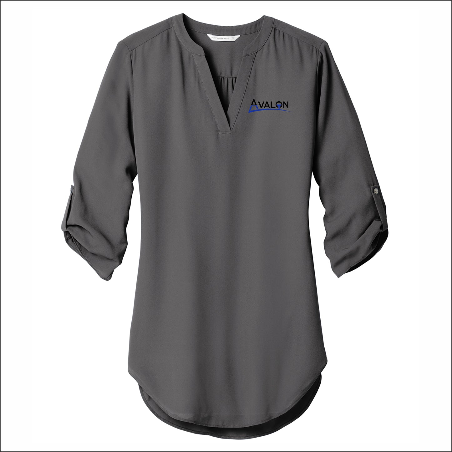 Avalon Ladies 3/4 Sleeve Tunic Blouse