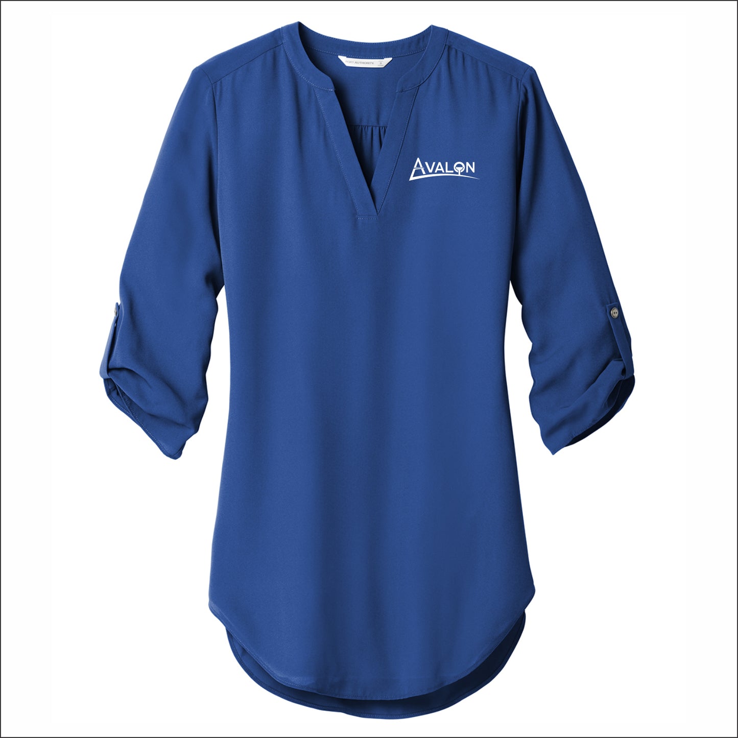 Avalon Ladies 3/4 Sleeve Tunic Blouse