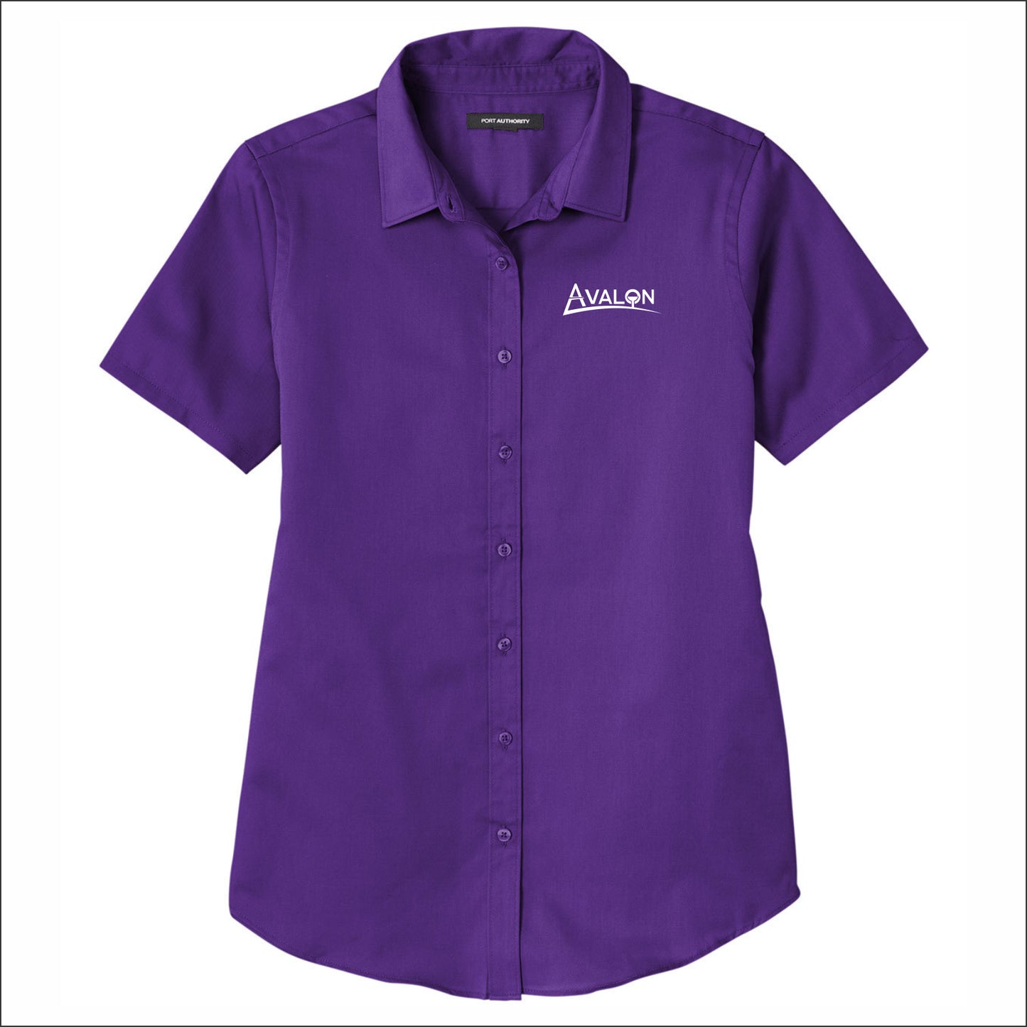 Avalon Ladies Short Sleeve SuperPro React Twill