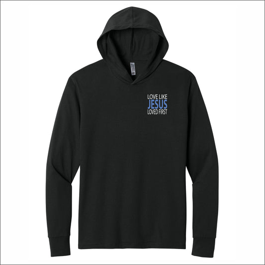 BFC Next Level Apparel CVC Long Sleeve Hoodie - Des. A