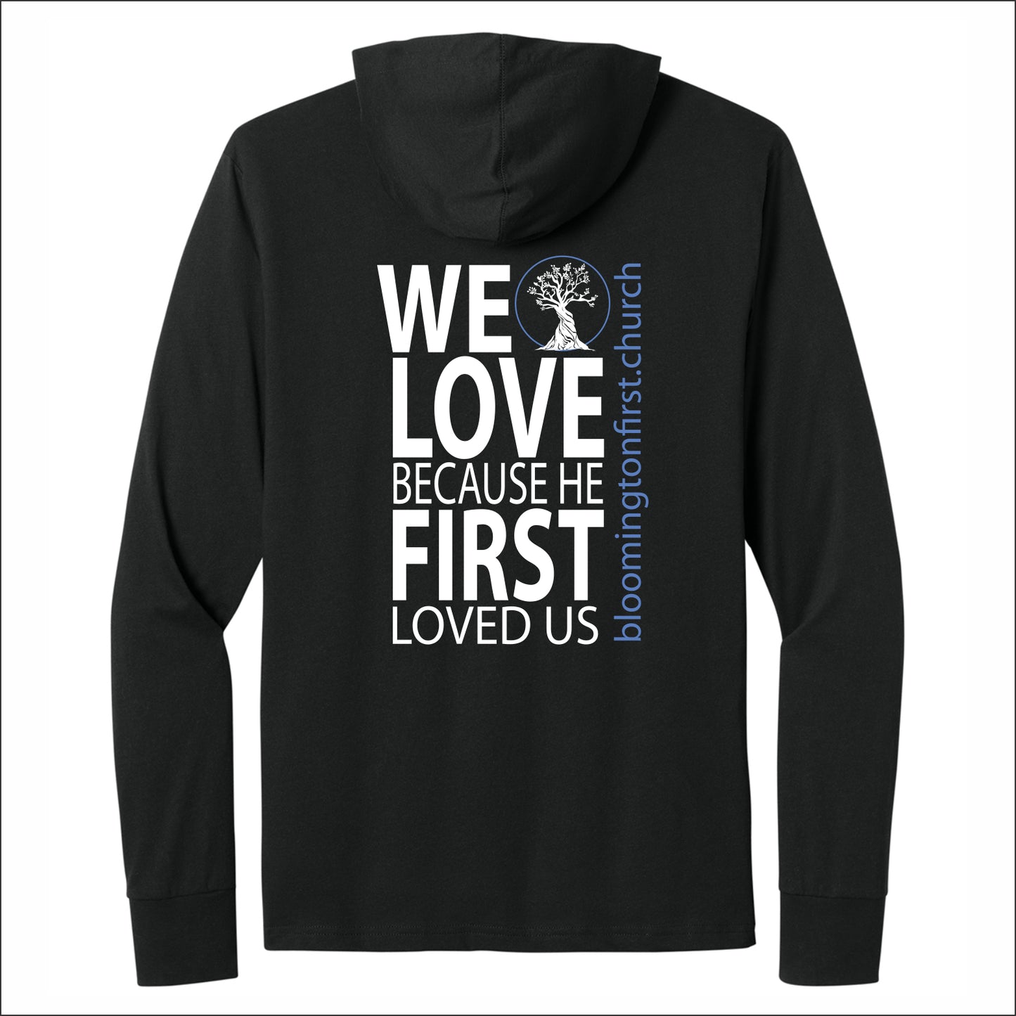 BFC Next Level Apparel® CVC Long Sleeve Hoodie - Des. A