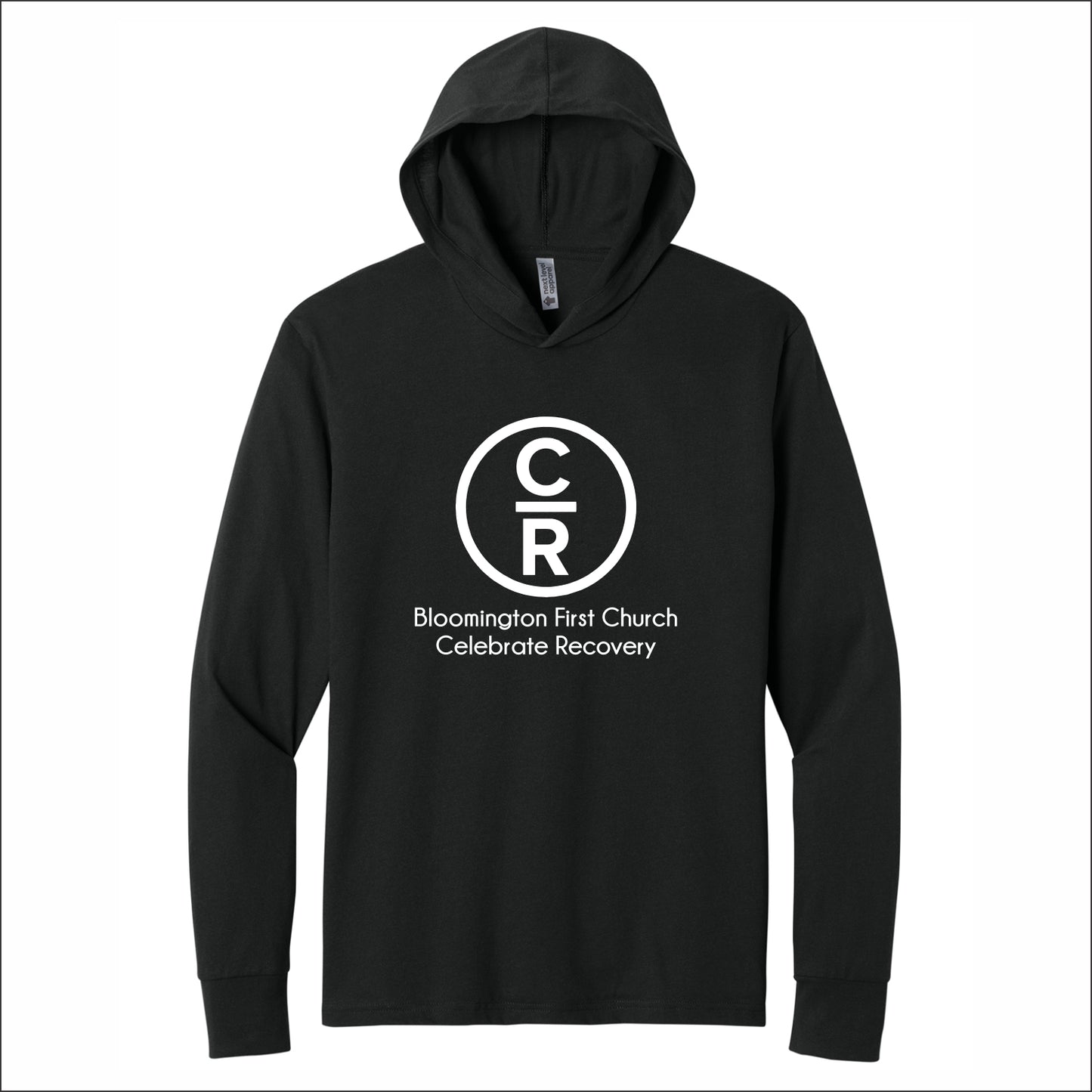 BFC Next Level Apparel® CVC Long Sleeve Hoodie - Des. C