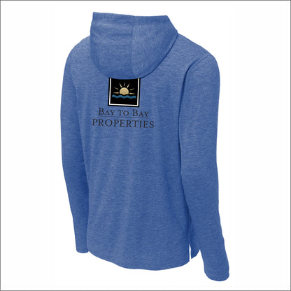 Bay to Bay Properties Tri-Blend Wicking Hooded Long Sleeve