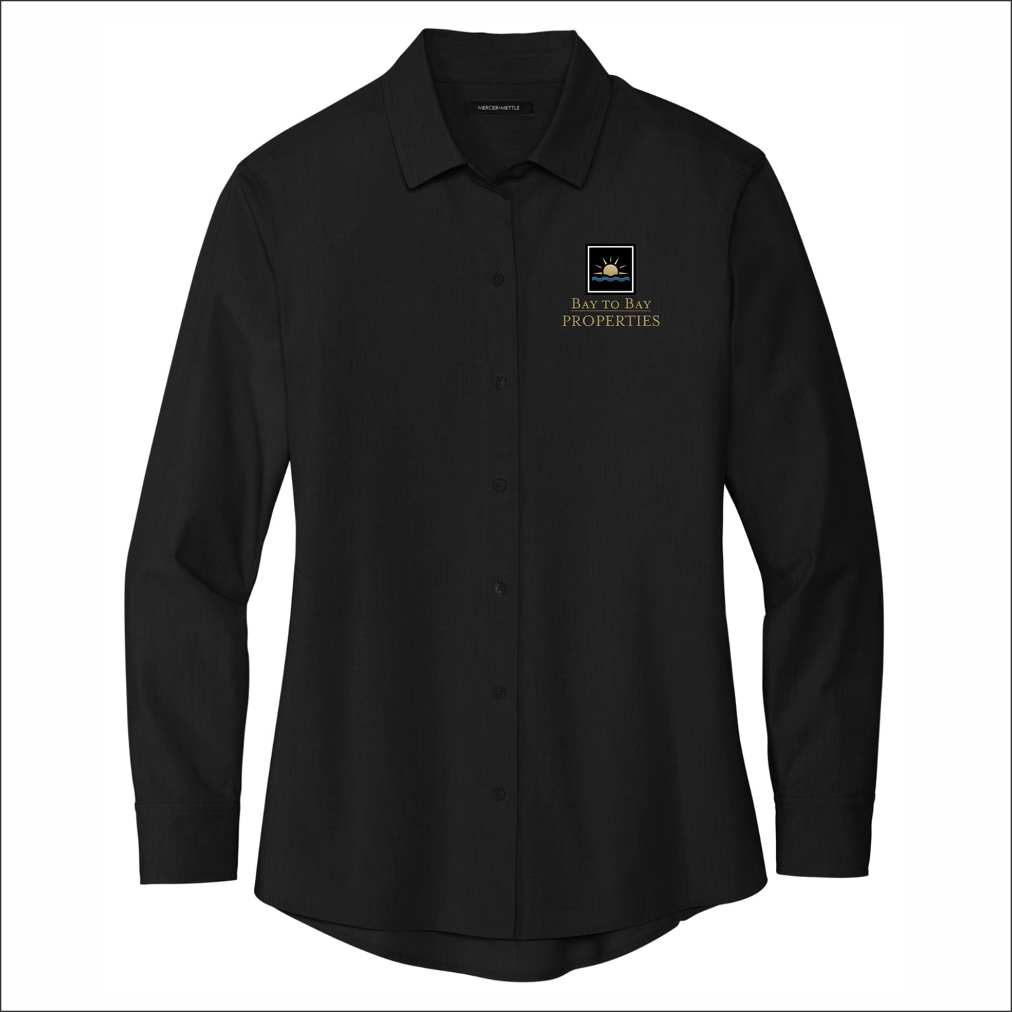 Bay to Bay Properties Ladies Long Sleeve Stretch Woven Shirt