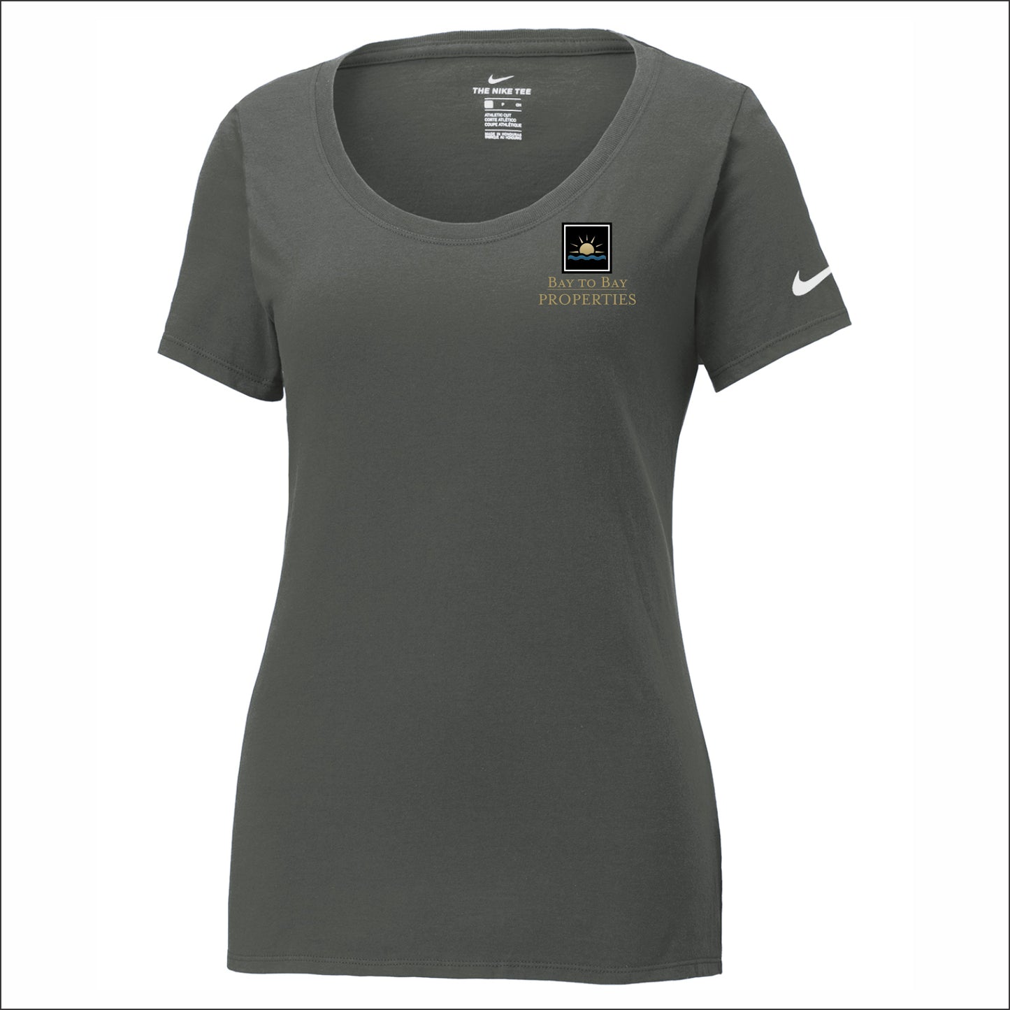 Bay to Bay Properties Ladies Nike Dri-fit Performance Scoop Neck T-shirt