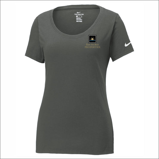 Bay to Bay Properties Ladies Nike Dri-fit Performance Scoop Neck T-shirt