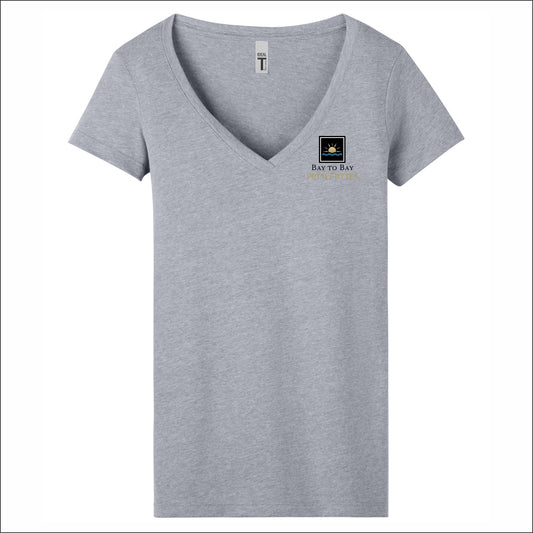 Bay to Bay Properties Next Level Women’s Ideal V-Neck Tee