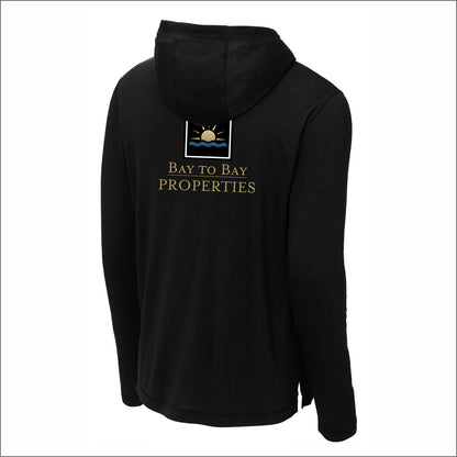 Bay to Bay Properties Tri-Blend Wicking Hooded Long Sleeve