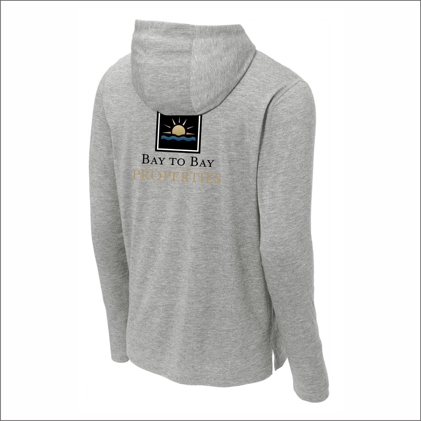 Bay to Bay Properties Tri-Blend Wicking Hooded Long Sleeve