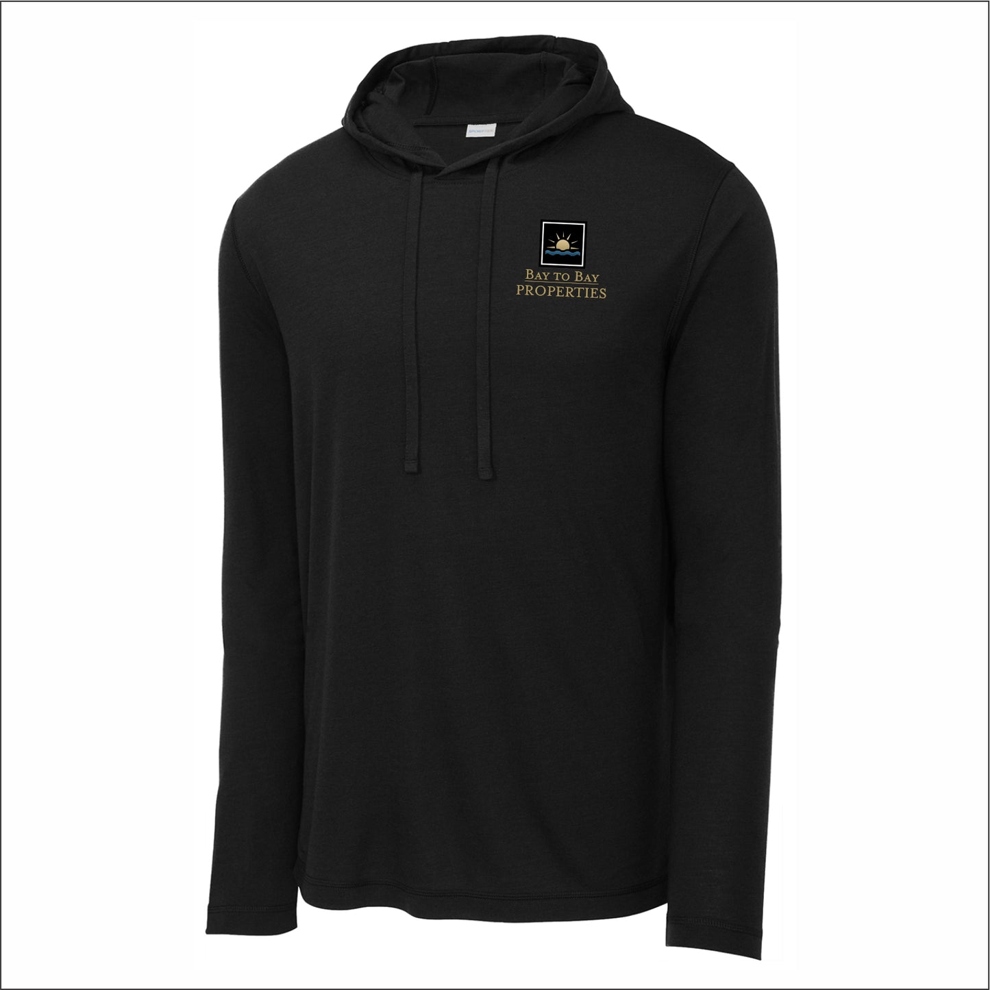Bay to Bay Properties Tri-Blend Wicking Hooded Long Sleeve