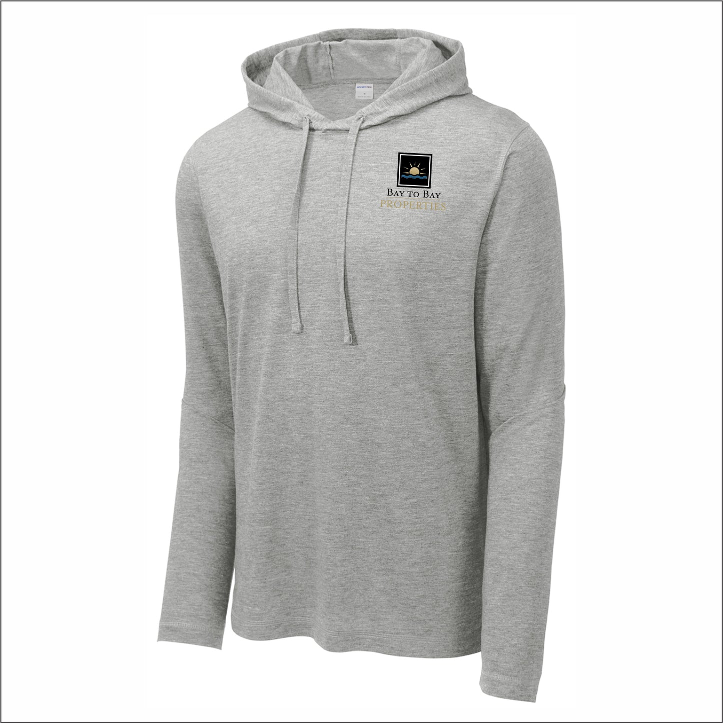 Bay to Bay Properties Tri-Blend Wicking Hooded Long Sleeve